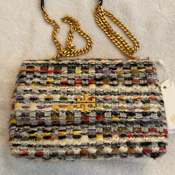 Tory Burch Kira tweed small crossbody, nwt - Picture 2 of 6
